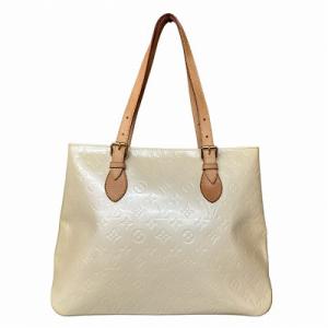 LOUIS VUITTON ブレントウッド ヴェルニ エナメル トート バッグ イエロー FL0066