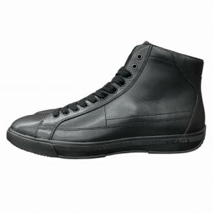 PRADA SPORT レザー ハイカット スニーカー ブラック 9