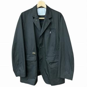 T/C ツイルパッカリングルーズジャケット ブラック 3 US1E4192-1