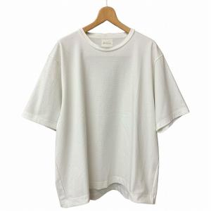 シアサッカー Tシャツ 半袖 白 ホワイト 52 XL位 H1P45-733-01