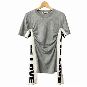 サイドロゴ Tシャツ 半袖 灰 グレー 40 L位 GY41