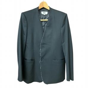 2023年製 ウール混 ノーカラー ジャケット ブラック 44 S52BN0108