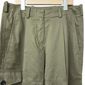 NINA RICCI ワイド カーゴ パンツ カーキ 36 1I-PA007-C0978 GY41