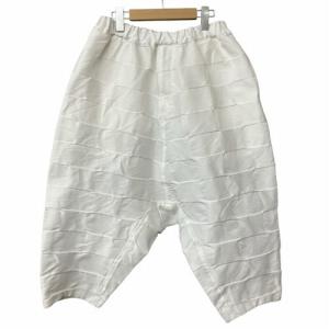 23SS チェック織り サルエル ペンギンパンツ ホワイト S 1K-P011 AD2022