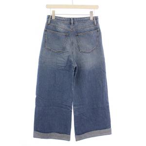 SPORT MAX デニムパンツ ジーンズ ワイド ジップフライ 25 青 ブルー /BB GY41