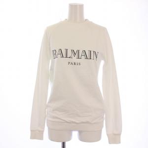 スウェット トレーナー 長袖 クルーネック ロゴ プリント 34 白 ホワイト /BB GY41