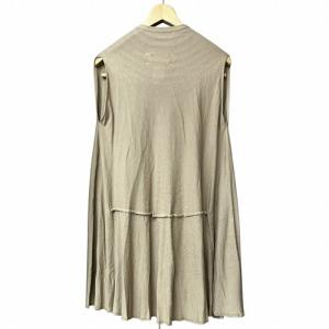 Maison Margiela 12SS シルク混 ノースリーブ カーディガン ベージュ M S31HA0479 GY41