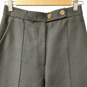 KHAITE ワイド パンツ 黒 ブラック 2 M位 GY41