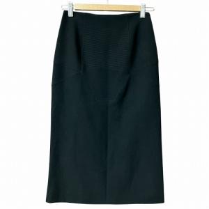 ハイウエスト タイト スカート 黒 ブラック 36 0H12038011 GY41