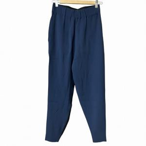 STELLA McCARTNEY ニット切替 イージー パンツ 黒 紺 ブラック ネイビー 38 GY41