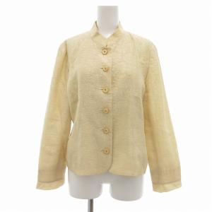 ヴィンテージ ジャケット シルク混 ジャガード 40 ベージュ系 /UO GY41