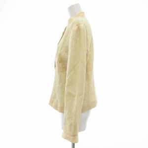 Chloe ヴィンテージ ジャケット シルク混 ジャガード 40 ベージュ系 /UO GY41