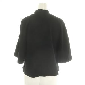 UNDERCOVER 23SS Tシャツ カットソー クロップド 半袖 モックネック 2 黒 ブラック UC1C1805 /DF
