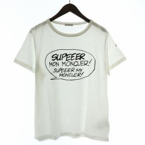 Tシャツ カットソー 半袖 クルーネック ロゴ プリント S 白 ホワイト /BB