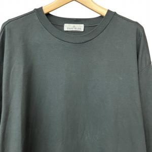 STONE ISLAND 23SS GARMENT DYE COTTON LONG SLEEVE TEE ブラック