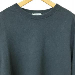 LEMAIRE クルーネック ニット セーター ブラック M TO1083 LK1014