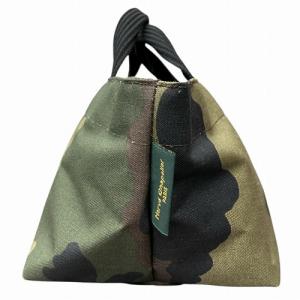 Hervé Chapelier 舟形 ハンドバッグ 迷彩 迷彩柄 カモフラージュ