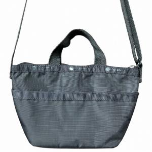 LesportSAC MINI CROSSBODY BAG ショルダーバッグ リップストップ 灰 グレー