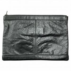 BALENCIAGA レザー クラッチバッグ 黒 ブラック 519613 1000 Z 528147 O AA