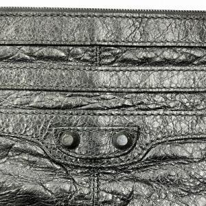 BALENCIAGA レザー クラッチバッグ 黒 ブラック 519613 1000 Z 528147 O AA