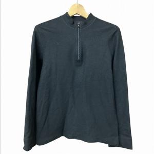 ハーフジップ ニット セーター アイビーアイジャパン 黒 ブラック M AA