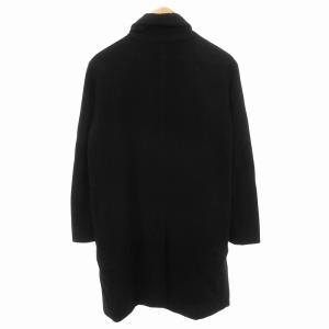 MACKINTOSH ステンカラーコート ウール ひざ丈 38 黒 ブラック /FF