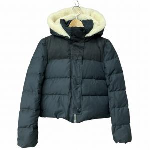 ダウンジャケット フードボア 黒 ブラック 0 XS位 FWFC134081