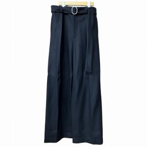 ウール ワイド パンツ ネイビー 46 J61KA0014 J20141