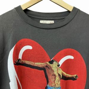 SAINTMICHAEL 21SS  EMOTIONALLY UNAVAILABLE Tee ハート Tシャツ 灰 グレー XL