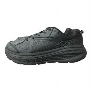 HOKA ONE ONE M BONDI LTR WIDE ボンダイ ワイド レザー スニーカー 黒 ブラック 26.5cm F27219J