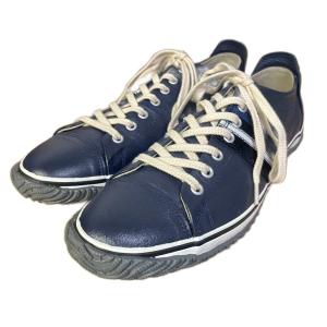スニーカー シューズ レザー サイドライン SP19824052 L 紺 ネイビー