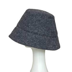JIL SANDER WOOL BUCKET HAT ウール バケットハット バケハ 帽子 M グレー ブルー JSMP590301