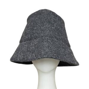 JIL SANDER WOOL BUCKET HAT ウール バケットハット バケハ 帽子 M グレー ブルー JSMP590301
