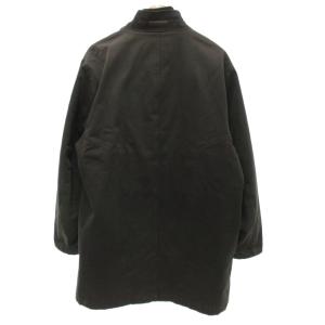 BURBERRY LONDON ミリタリーコート ジャケット 裏地ノバチェック ジップアップ カーキ /JS AA