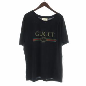 Tシャツ ヴィンテージロゴ XL ブラック 44103