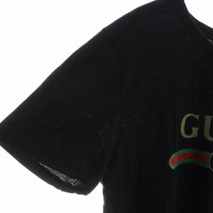 GUCCI Tシャツ ヴィンテージロゴ XL ブラック 44103