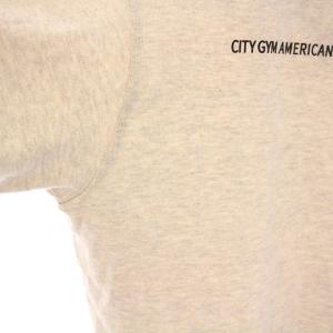AMERICANA CITY GYM AMERICANA Tシャツ カットソー 半袖 ナチュラル グレージュ /YM