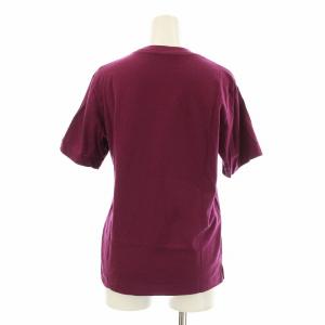 MARNI Tシャツ カットソー 半袖 クルーネック ロゴ 刺繍 36 紫 パープル THJE0211X0 UTCZ68