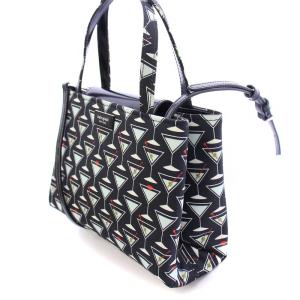 kate spade new york サムアイコンマティーニスモールトート 2WAY ハンドバッグ ショルダーバッグ 総額 ロゴ 黒 ブラック