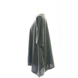 ENFOLD 25SS SQUARE BIG T-SHIRT Tシャツ カットソー 38 チャコールグレー /MI OS
