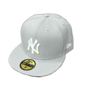 NY ニューヨーク ヤンキース キャップ 野球帽 8 63.5cm グレー