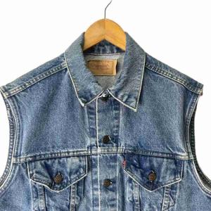 Levi's デニムベスト L ブルー インディゴ 60514 0214