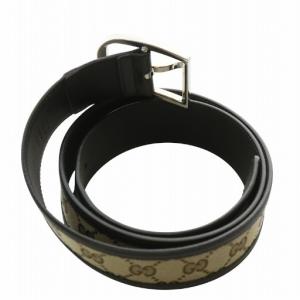 GUCCI ベルト GGキャンバス 100・40 ベージュ ブラウン