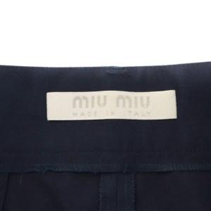 miumiu 00’S ワークパンツ 40 ネイビー