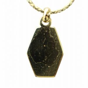 Christian Dior ネックレス アクセサリー ペンダント ロゴ ゴールド色 GY18 /MQ OH