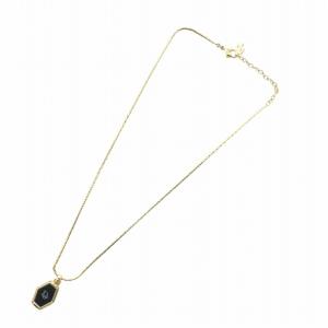 Christian Dior ネックレス アクセサリー ペンダント ロゴ ゴールド色 GY18 /MQ OH