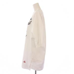 Vivienne Westwood RED LABEL KISS ME KITTY キスミーキティ スクエアTシャツ カットソー 半袖 ボートネック ロゴ プリント