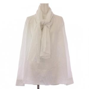 セーラー長袖シャツ ブラウス S ホワイト GIRL NJ-B008