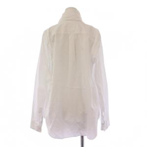 COMME des GARCONS セーラー長袖シャツ ブラウス S ホワイト GIRL NJ-B008