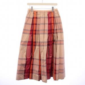 Drawer 23AW チェックスカート ラメ 38 ピンク 6524-299-1767